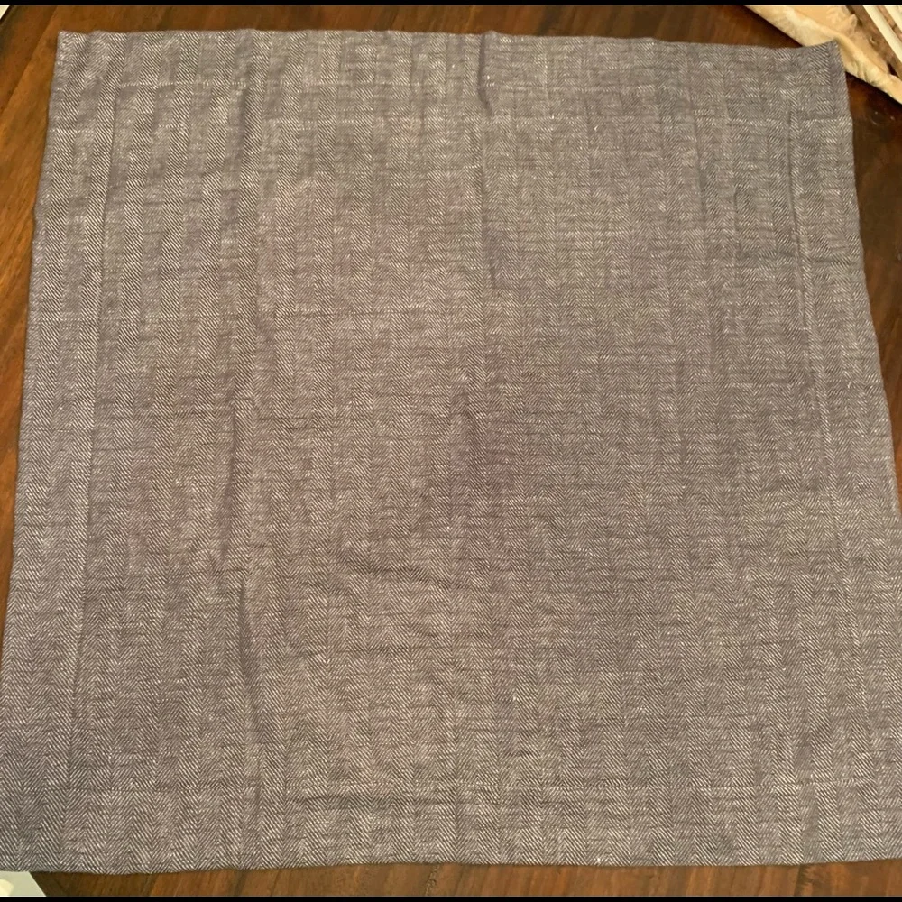 NEW Restoration Hardware Heathered Herringbone Euro Sham ( 3 Available )